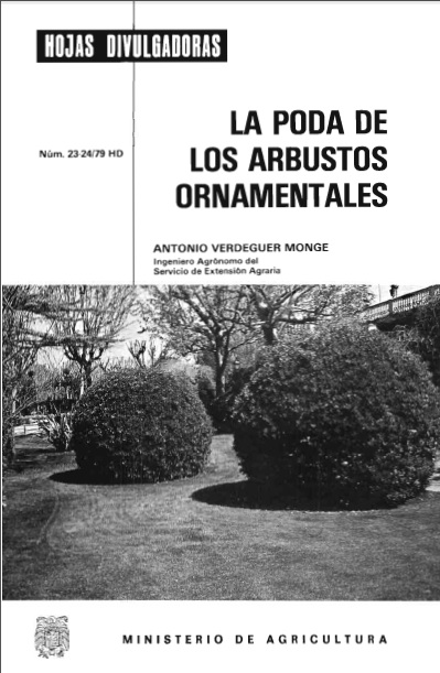 La Poda de los arbustos ornamentales